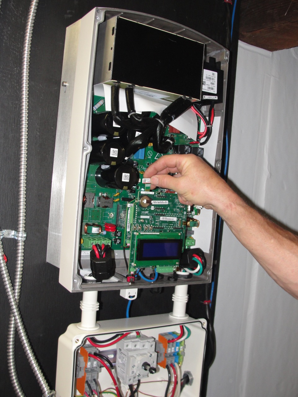 Solar Inverter Being Awakened