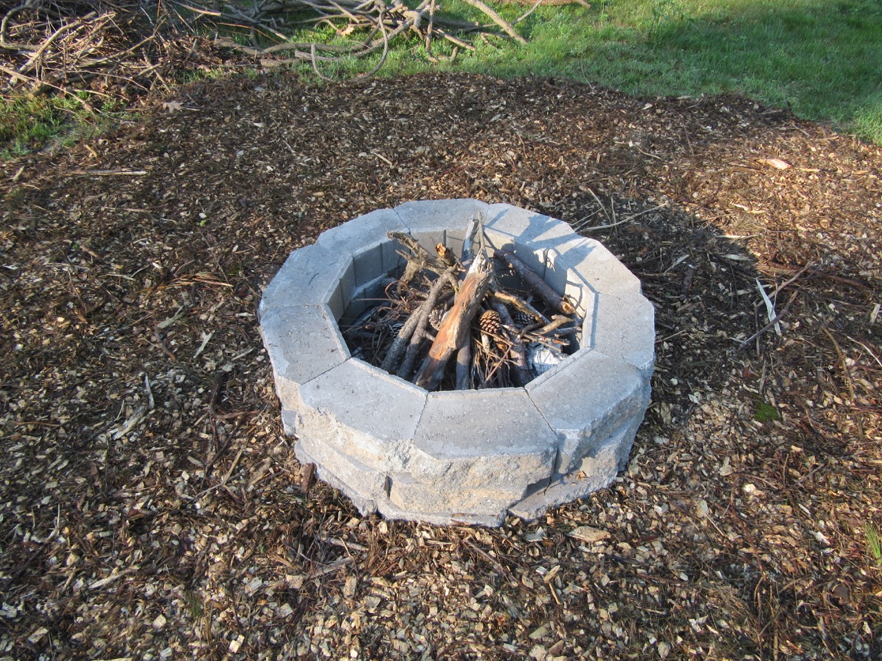 After- Fire Circle Close-up