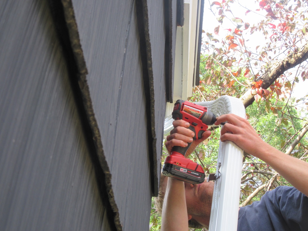 Unscrew the connector