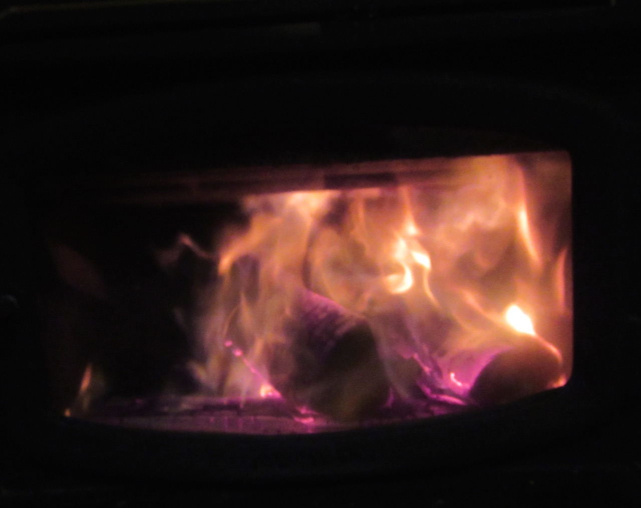 Woodstove Fire
