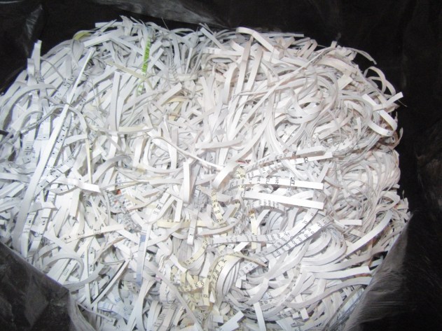 shredded paper for compost